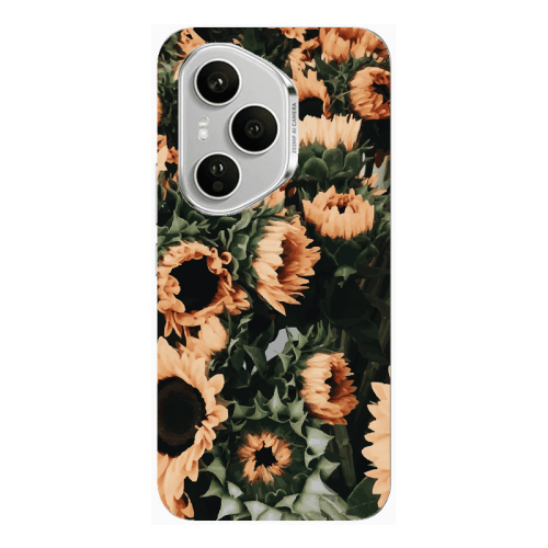 Honor Magic 400 Pro Sunflowers Transparent Silicone TPU Θήκη